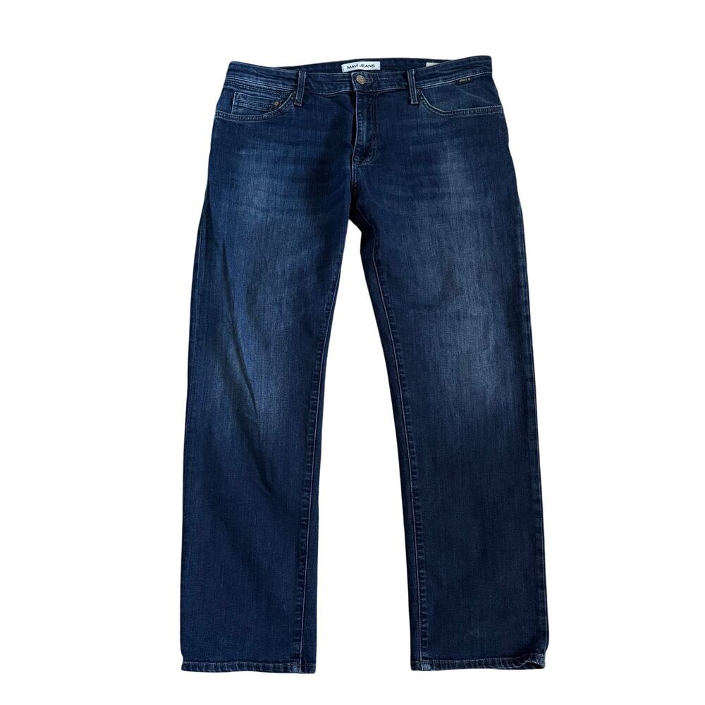 Mavi Jeans Zach Straight Leg Stretch Comfort Blue Mens Size 36x32 (Act 36x29)
